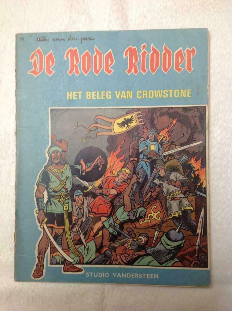 De Rode Ridder - 33.Het Beleg v/Crowstone - sc-1e druk-1967, Boeken, Stripverhalen, Gelezen, Eén stripboek, Ophalen of Verzenden