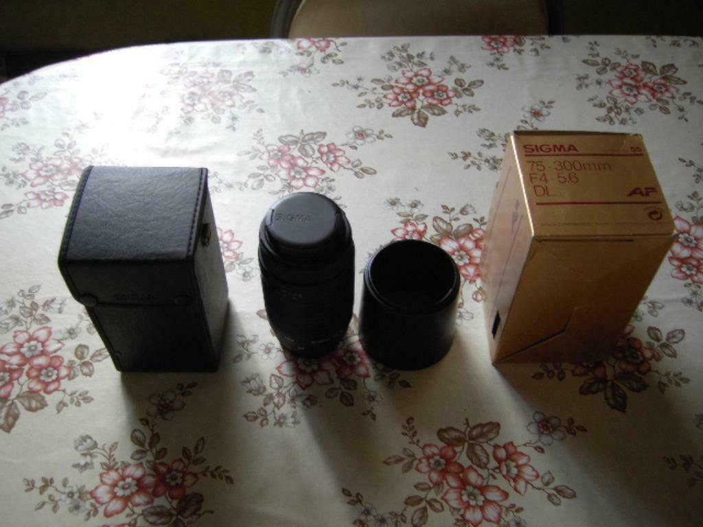 sigma lens 75-300mm voor canon, Ophalen of Verzenden, Gebruikt, Telelens