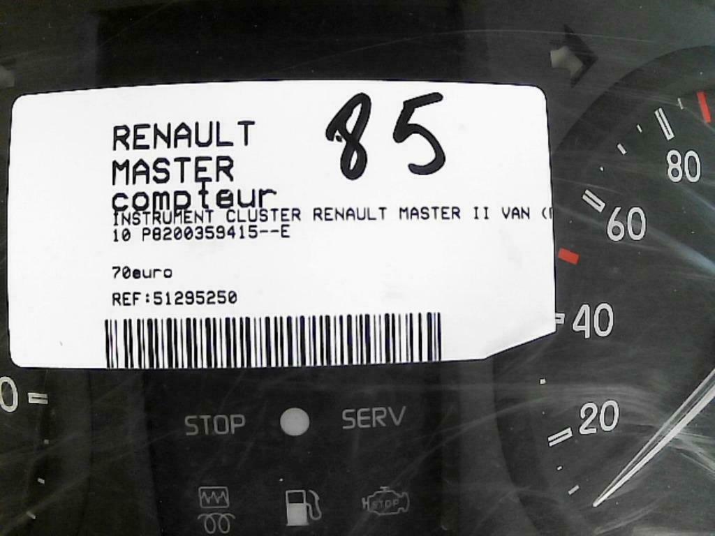 Compteur Renault Master 2.5DCi P8200359415--E (85), Enlèvement ou Envoi, Utilisé, Renault