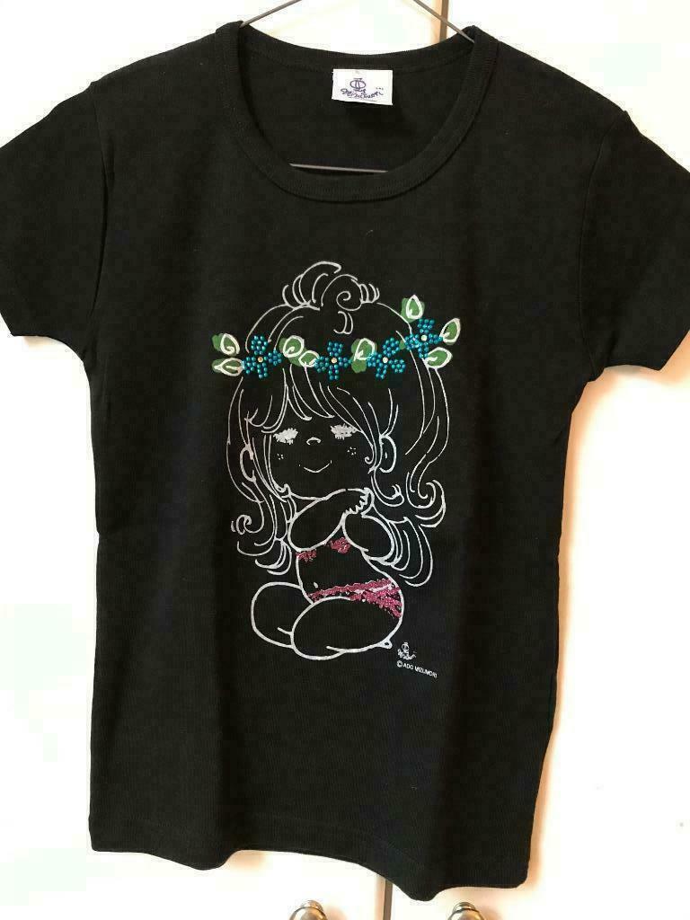 T-shirt illustré par Ado Mizumori taille M neuf, Neuf, Manches courtes, Taille 38/40 (M), Sans marque