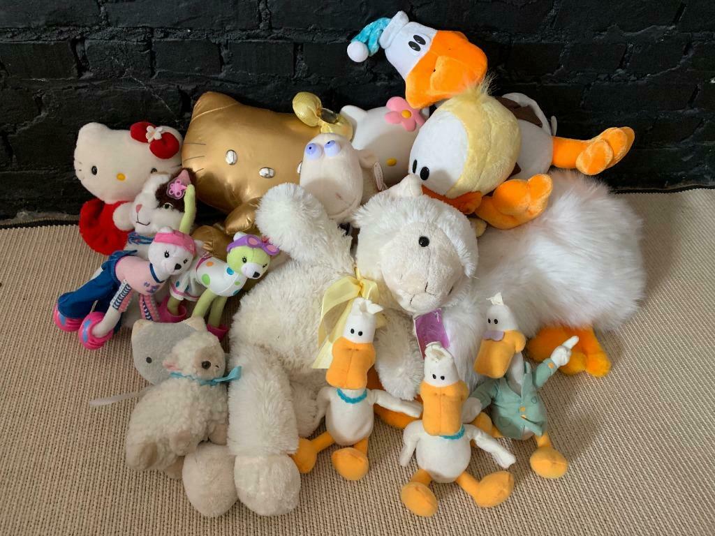 knuffel eend, Ophalen, Gebruikt, Eend