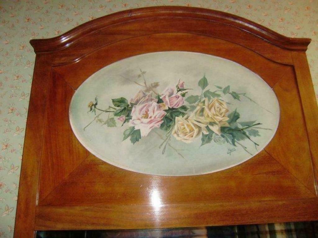 Romantische spiegel, Ophalen, Gebruikt, Rechthoekig