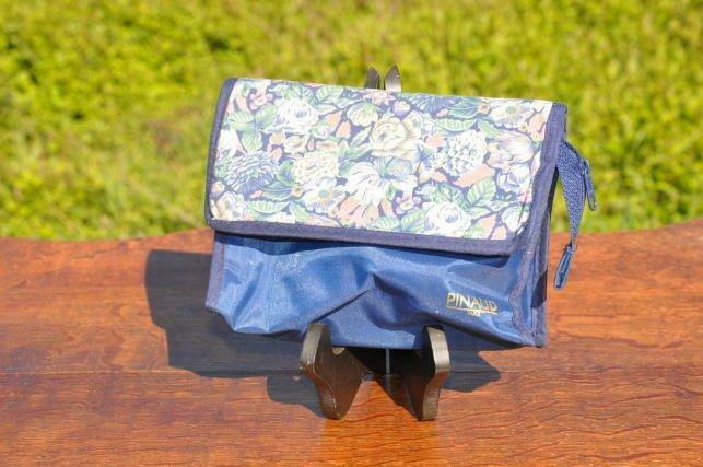 pochette maquillage avec miroir bleu et fleuri, Ophalen of Verzenden, Nieuw