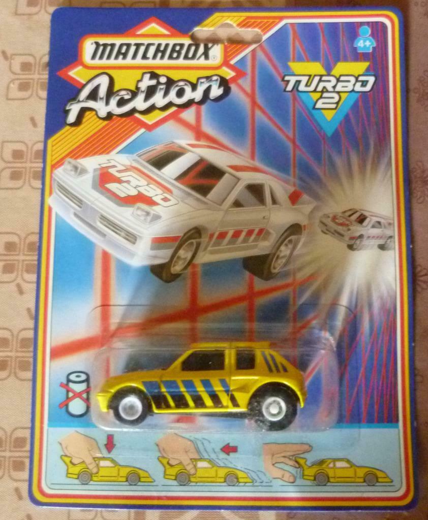 Matchbox Action Turbo 2, Hobby & Loisirs créatifs, Voitures miniatures | Échelles Autre, Comme neuf, Voiture, Enlèvement ou Envoi