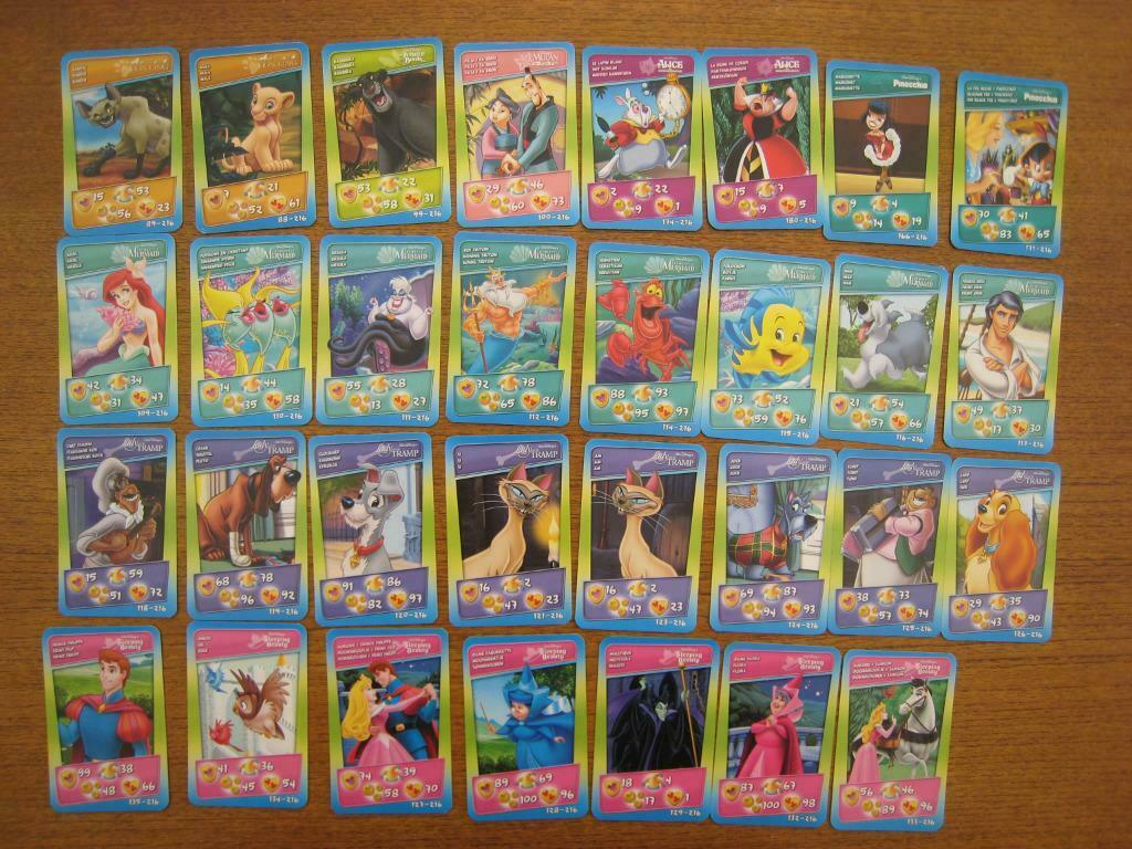 lot de 53 cartes Joue avec les classiques Disney, Envoi, Comme neuf, Cartes en vrac