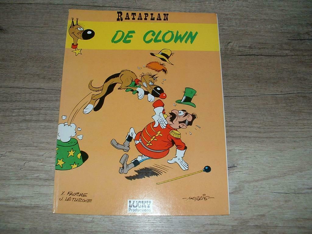 strip van rataplan nr 4 "de clown" 1993 1e druk, Livres, BD, Comme neuf, Enlèvement ou Envoi