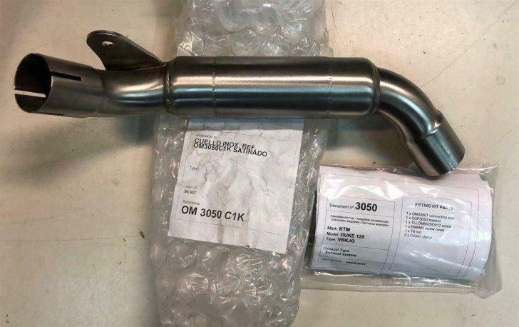 IXIL adapter pijp met katalisator voor KTM Duke 125 '11-'14, Motos, Envoi, Neuf