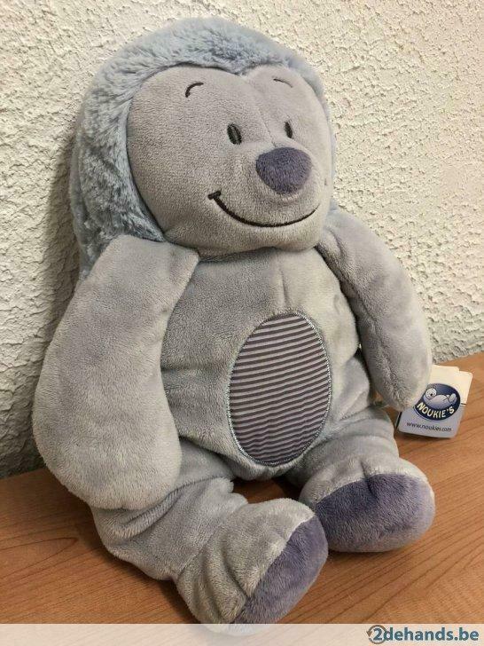 Heel zachte knuffel Noukies Merlin de egel 35 cm. Nieuw!, Kinderen en Baby's, Ophalen of Verzenden, Nieuw