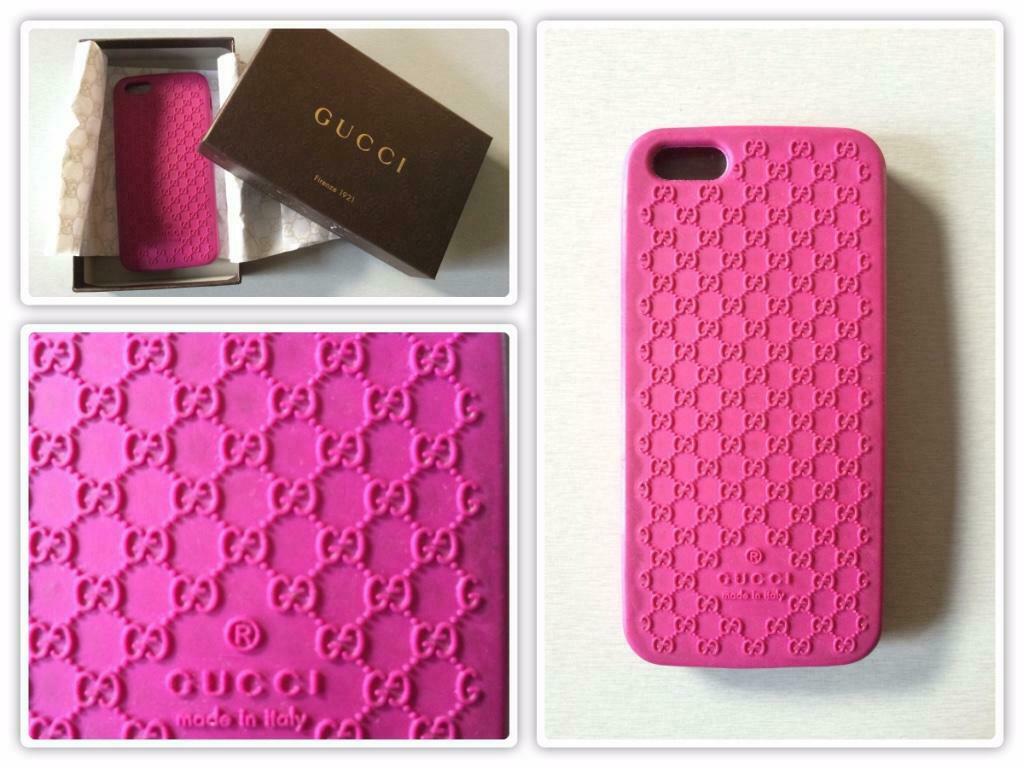 Origineel Gucci hoesje iPhone 5(S), Enlèvement ou Envoi, Comme neuf, Housse ou Sac