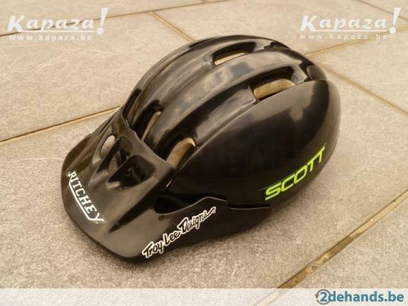 Mooie unieke retro mtb fietshelm, Ophalen, Gebruikt