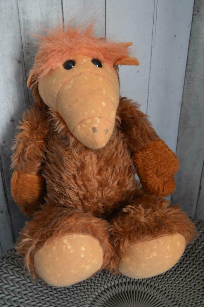 ALF originele van eind jaren 80   40 cm, Verzamelen, Ophalen of Verzenden, Gebruikt, Tv, Actiefiguur of Pop