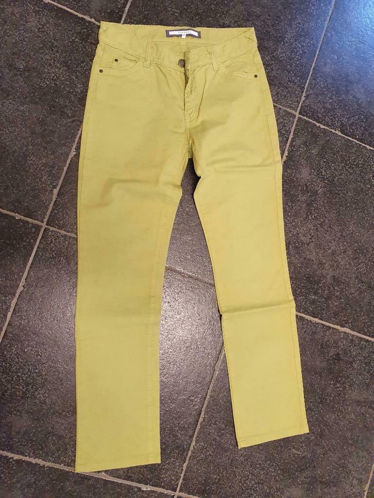 Fijne groene jeans van Xandres, Nieuw, Ophalen of Verzenden, Maat 36 (S), Lang
