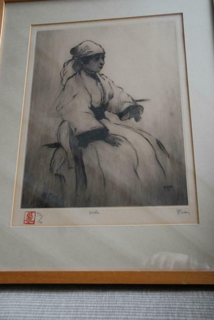 Tekening van J. Frison, Antiquités & Art, Enlèvement