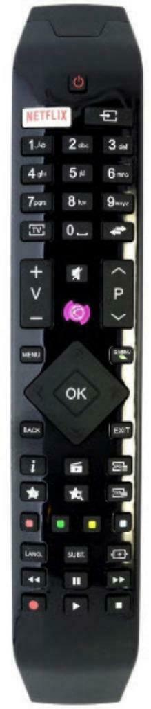 Afstandsbediening Hitachi SMART TV NETFLIX, Ophalen of Verzenden, Nieuw, Origineel, Tv