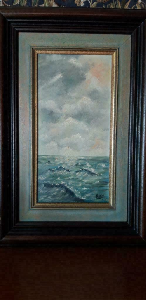 Tableau signé Robin, Antiquités & Art, Enlèvement