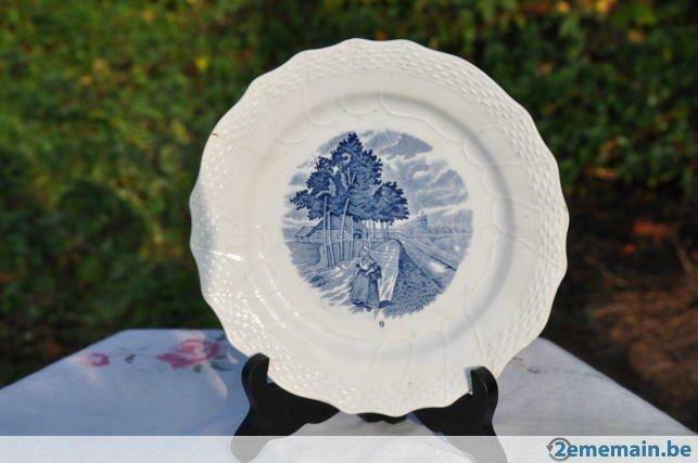 assiette delft moulin des loup n° 9, Antiquités & Art