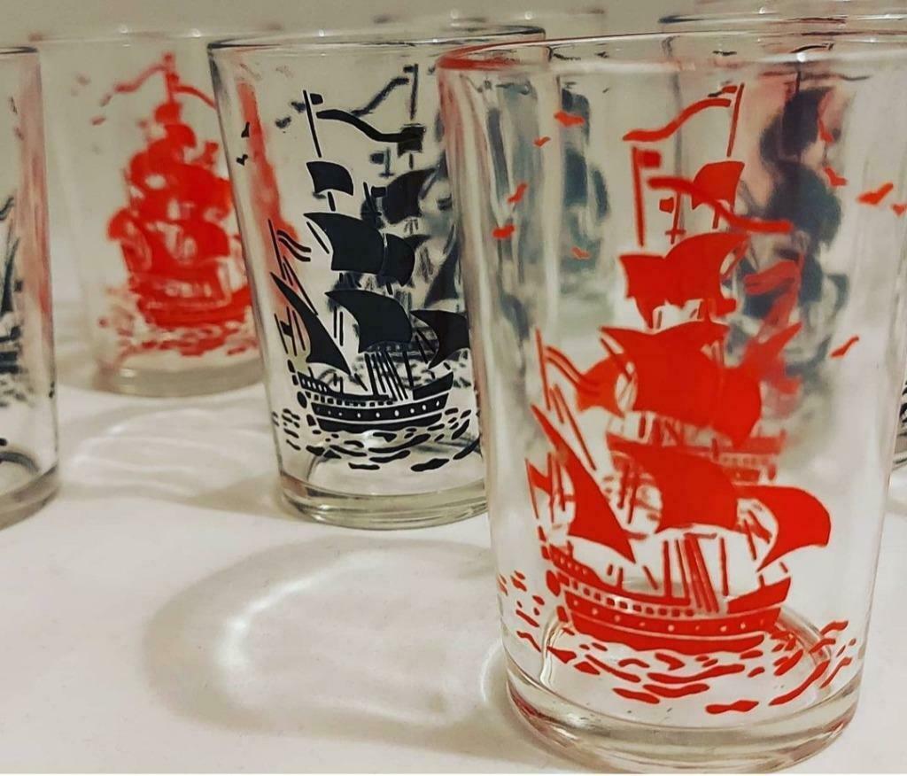 Retro glas, Vintage glas, Verzamelen, Glas en Drinkglazen, Ophalen of Verzenden