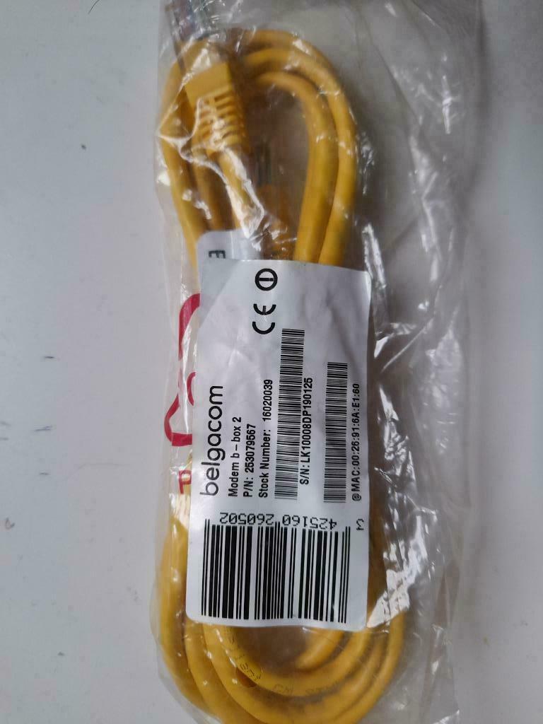 Cable telephone Belgacom, Télécoms, Enlèvement ou Envoi, Neuf, Bakélite