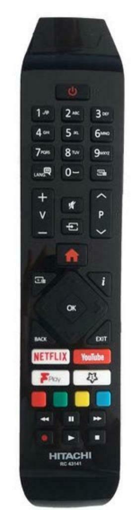 Afstandsbediening Hitachi SMART LED TV, Ophalen of Verzenden, Nieuw, Origineel, Tv
