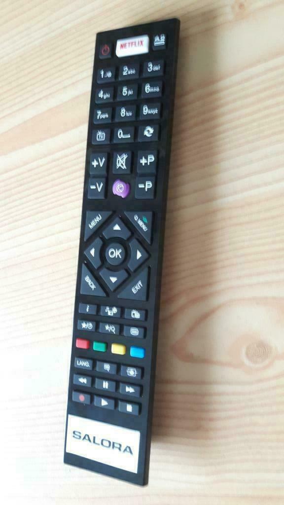 SALORA AFSTANDSBEDIENING LCD / LED SMART TV NETFLIX, Enlèvement ou Envoi, Neuf, Originale, TV