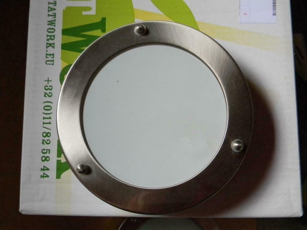 luster rond, Ophalen, Gebruikt, Rond, Grijs