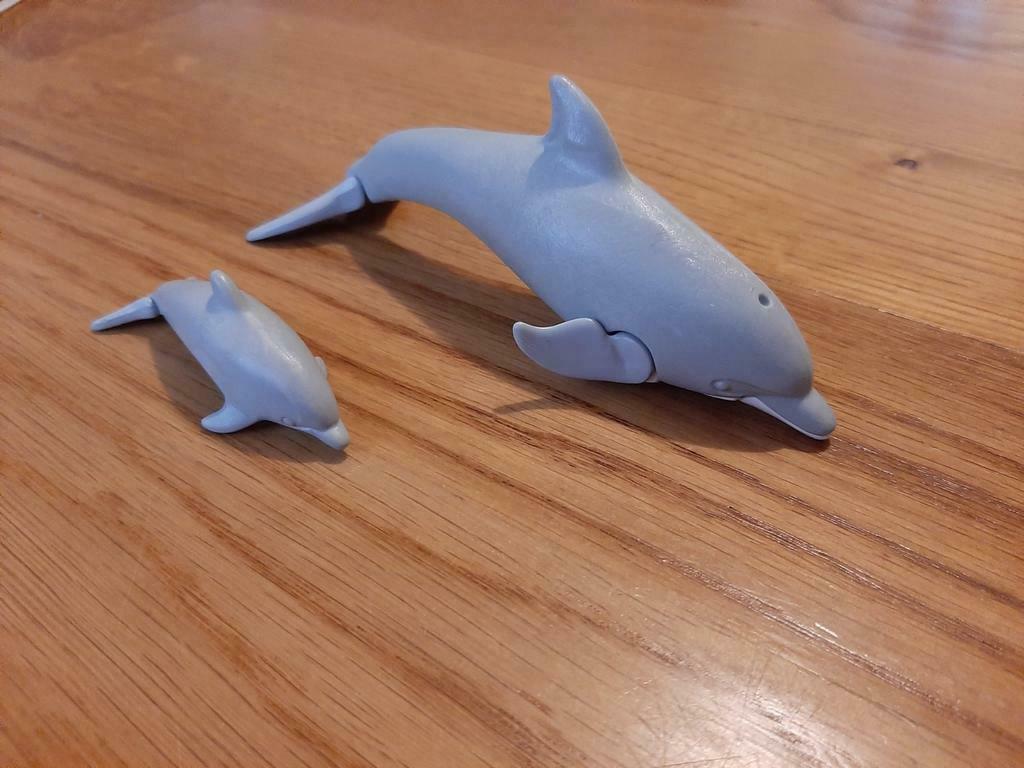 Playmobil Dolfijn met baby COMPLEET 7363, Kinderen en Baby's, Speelgoed | Playmobil, Ophalen of Verzenden, Zo goed als nieuw, Complete set