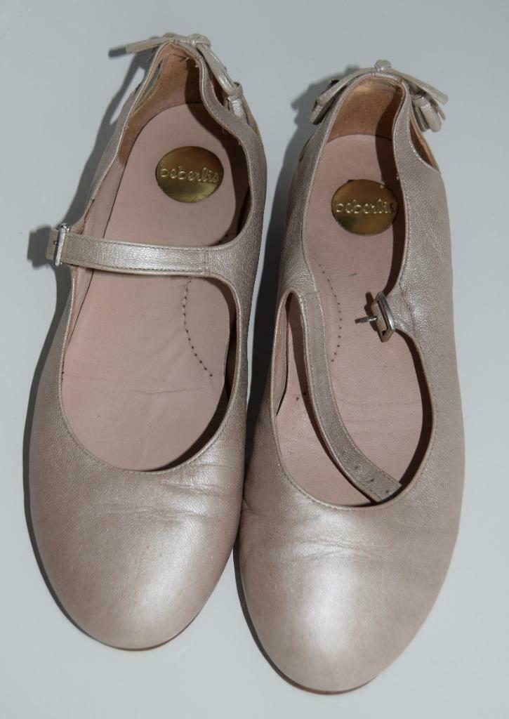 Ballerina met riempje (maat 36), Kleding | Dames, Schoenen, Zo goed als nieuw, Ballerina's, Beige, Ophalen of Verzenden