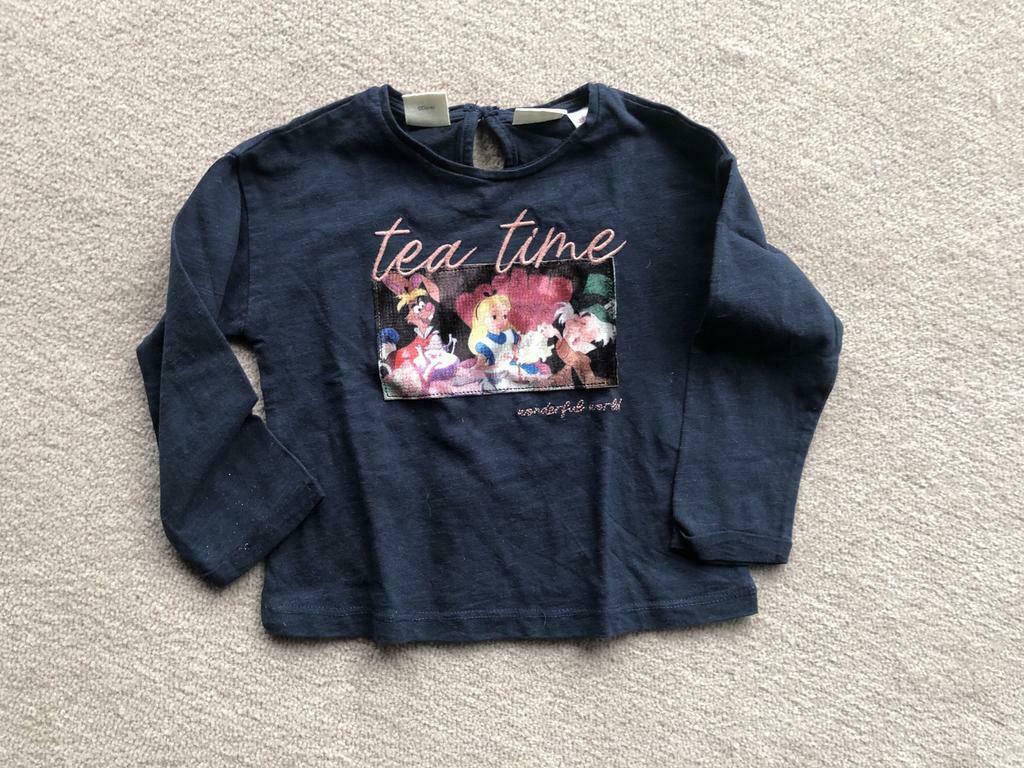 Donkerblauwe t shirt Zara Baby, Enfants & Bébés, Garçon ou Fille, Chemise ou À manches longues, Zara, Utilisé
