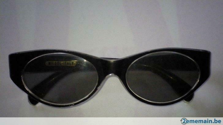 lunettes solaires vintage, Enlèvement ou Envoi, Utilisé, Noir, Lunettes de soleil