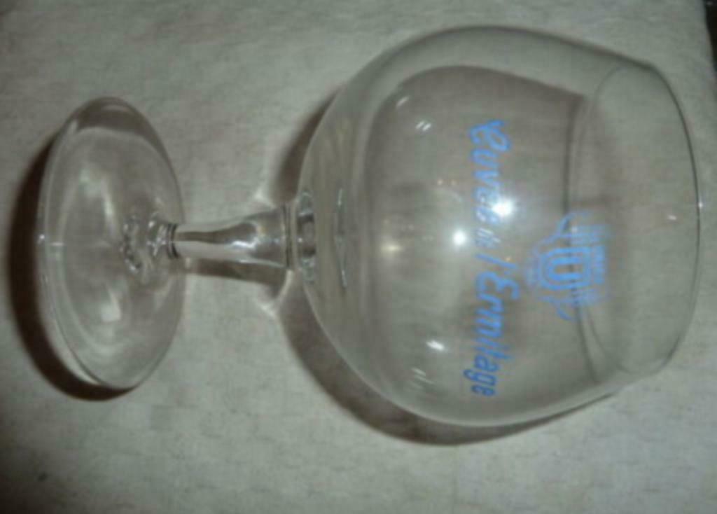 #C bier glas CUVEE DE L' ERMITAGE Brouwerij Union - Jumet, Enlèvement ou Envoi, Neuf, Verre à bière