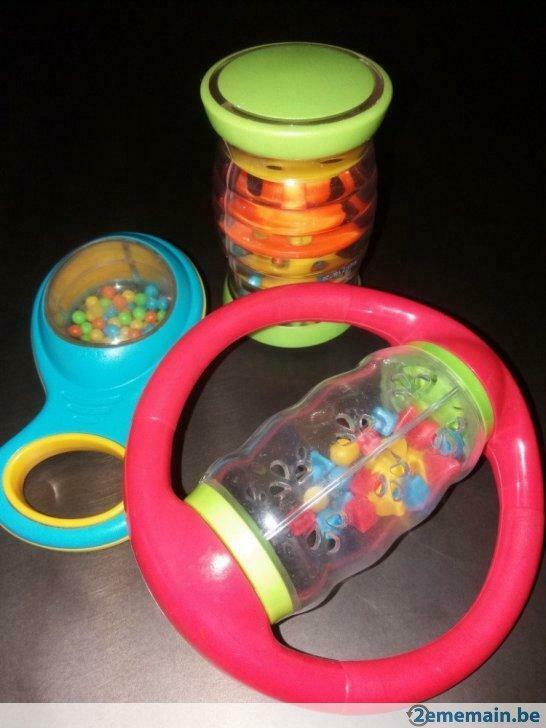 Lot 3 hochets musicaux, Enfants & Bébés, Jouets | Éducatifs & Créatifs, Utilisé, Enlèvement ou Envoi