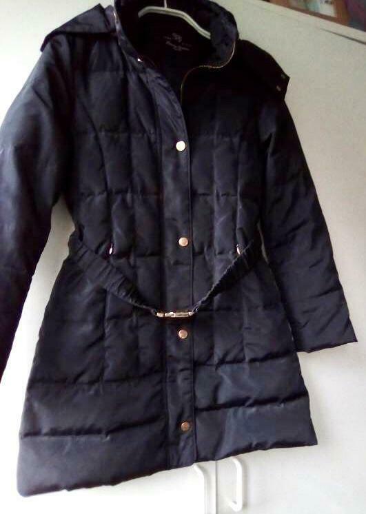 Manteau avec capuche taille 36-38, Enlèvement ou Envoi, Porté, Noir, Zara
