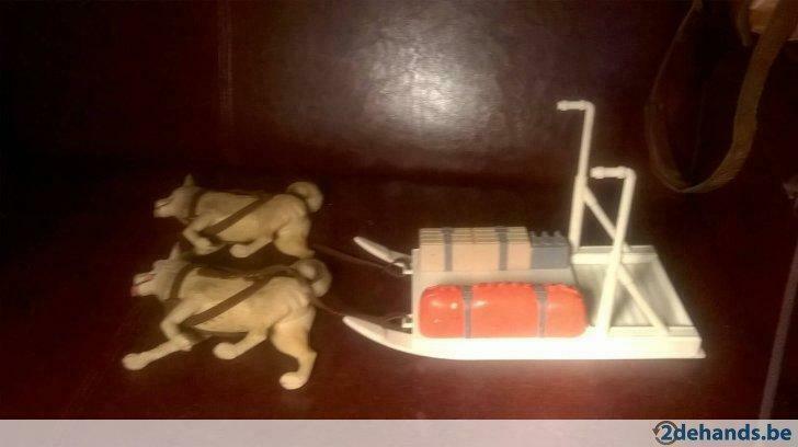 Action man ? vintage '90 hondenslee en boot, Kinderen en Baby's, Speelgoed | Actiefiguren, Gebruikt, Ophalen of Verzenden