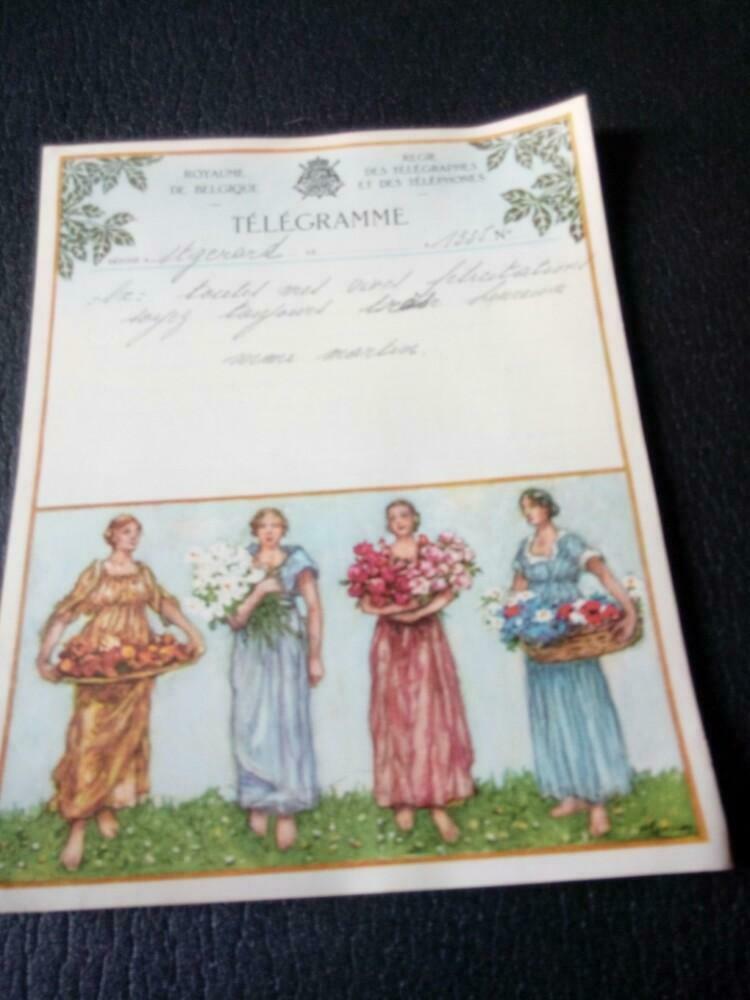 Plusieurs télégrammes des années 1947/ 1950, Collections, Enlèvement, Non affranchie