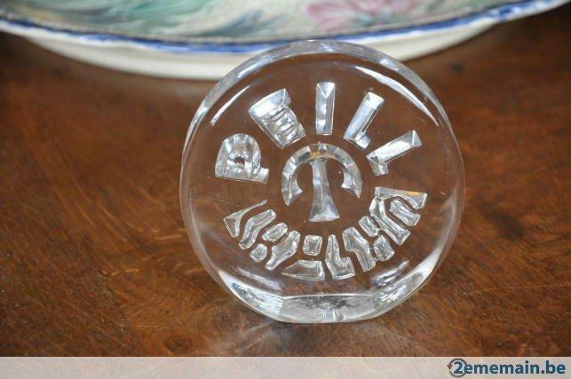 presse papier en cristal