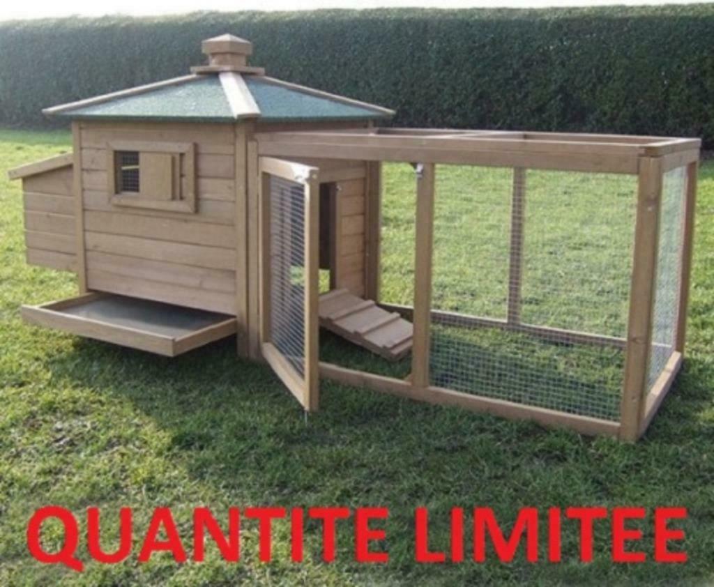 Poulailler XXL abri poule caille clapier lapin enclos poules, Envoi, Poulailler