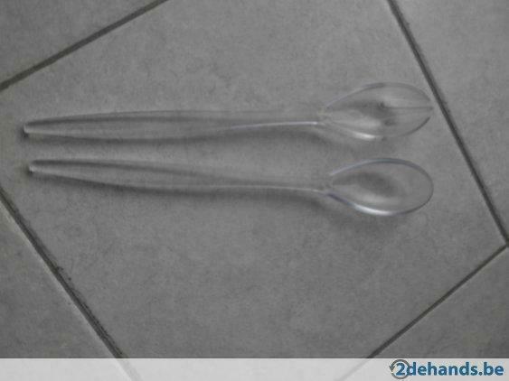 A vendre un couvert à salade extra long, Enlèvement, Comme neuf, Synthétique, Ensemble de couverts