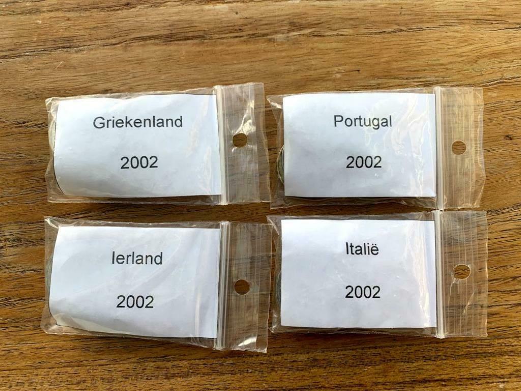 Euromunten 2002, Postzegels en Munten, Verzenden, Overige landen, Overige waardes, Setje
