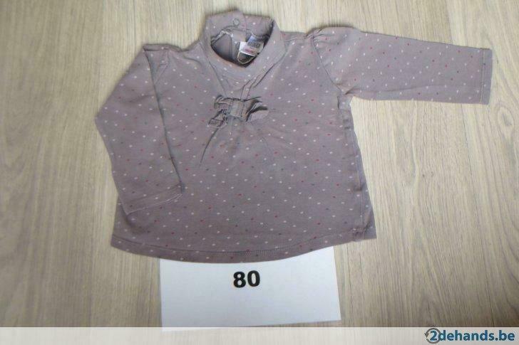 Shirt merk Zara maat 80 meisjes, Enlèvement ou Envoi, Utilisé, Fille