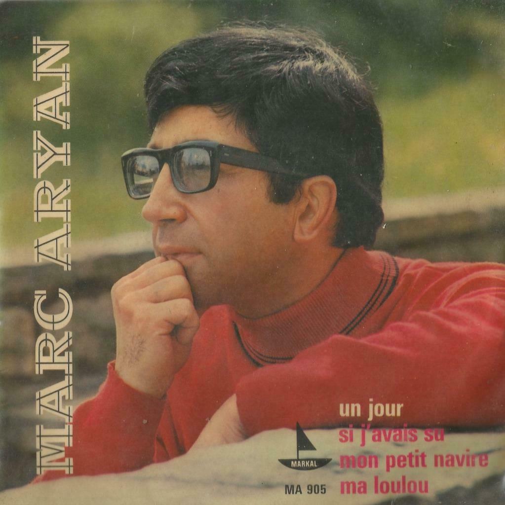 Marc Aryan – Un jour / Mon petit Navire + 2 – Single - EP, Gebruikt, 7 inch, Ophalen of Verzenden, Pop