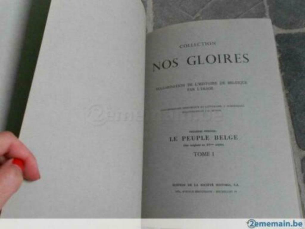 Nos gloires Artis et Historia Tome 1 complet + images 81à100, Enlèvement ou Envoi, Comme neuf, Livre d'images