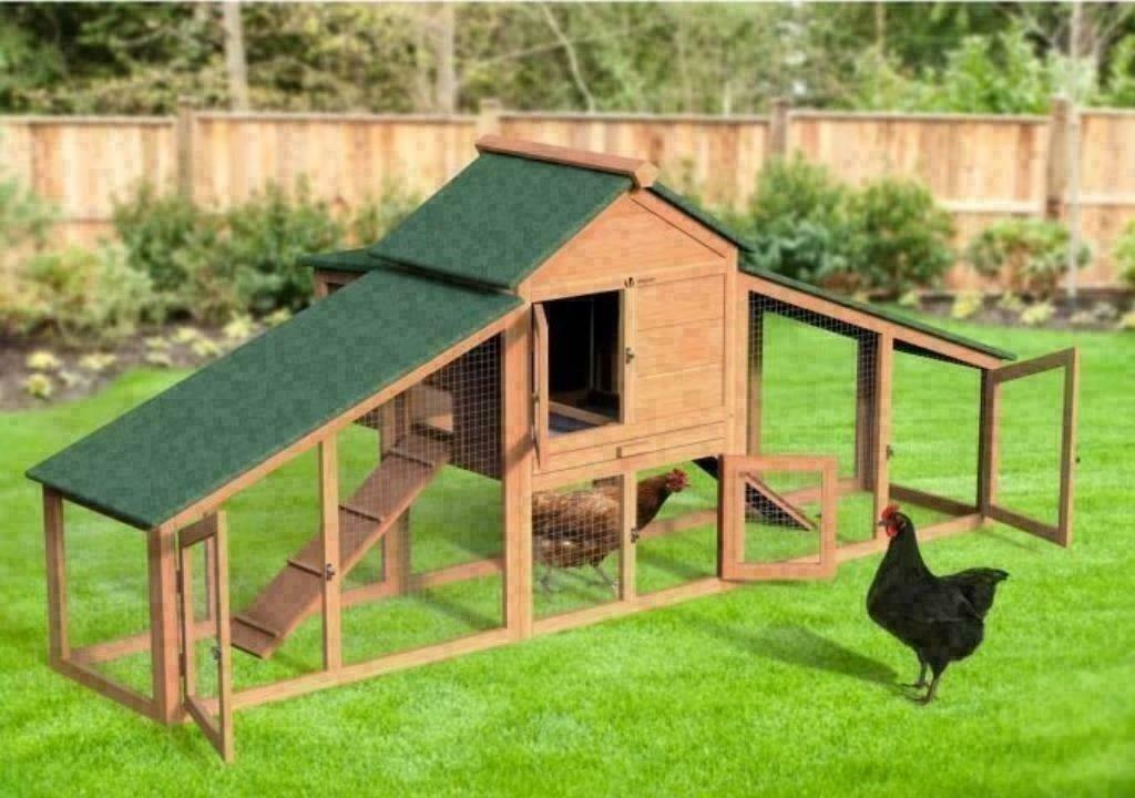 Poulailler XXXL abri poule pondoir poule enclos poule parc, Envoi, Neuf, Poulailler