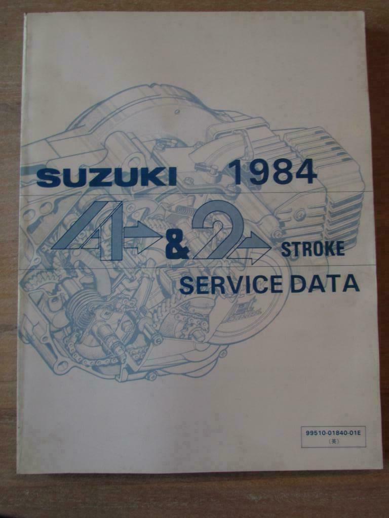 Suzuki handboek Service Data 2 en 4 takt, Ophalen of Verzenden, Suzuki