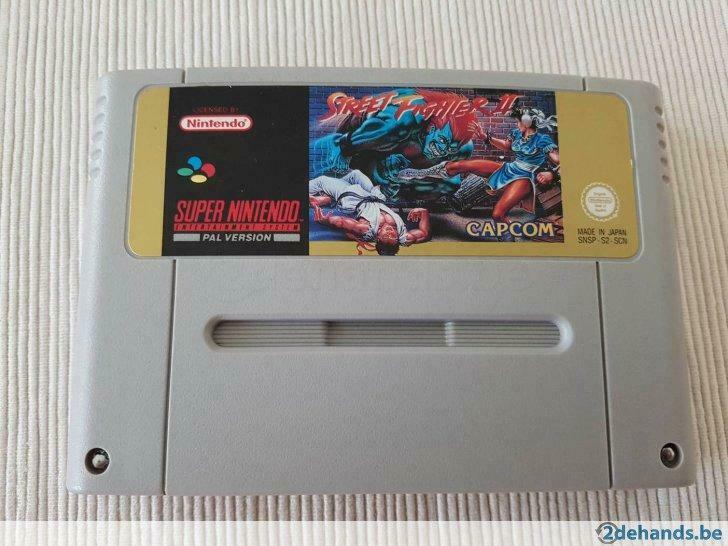 Super Nintendo (SNES) street  figther 2 capcom, Ophalen of Verzenden, Gebruikt