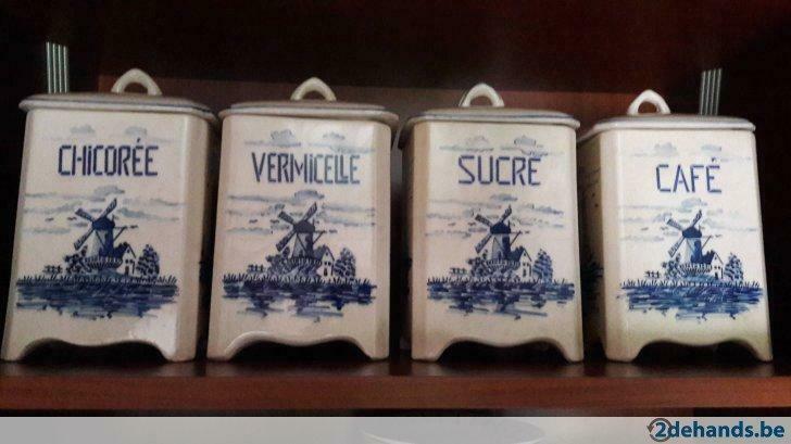 Keukenpotten Delfts blauw, Antiek en Kunst, Ophalen