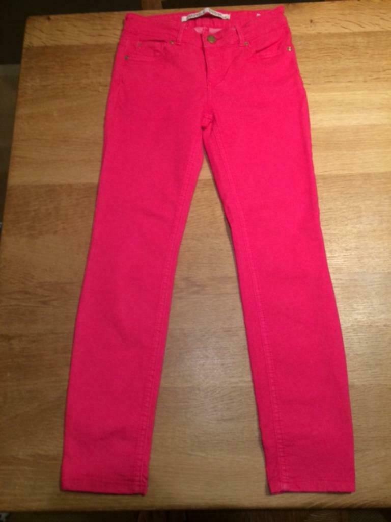 Supertrash fuchsia 7/8 broek met strikjes 12 jaar, Enlèvement ou Envoi, Utilisé, Fille, Pantalon