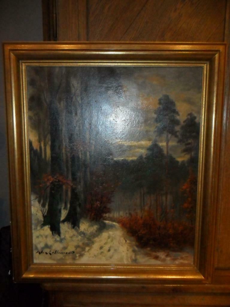 Huile sur toile d'Alex Lallemand (Ixelles 1892-1963), Antiquités & Art, Art | Peinture | Classique, Enlèvement