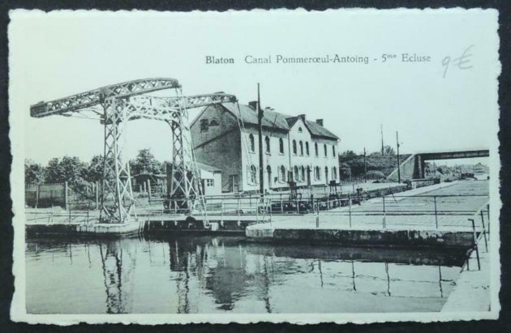 Carte Postale Blaton - Canal Pommeroeul - Antoing 5e Ecluse, Enlèvement ou Envoi, Non affranchie, Hainaut