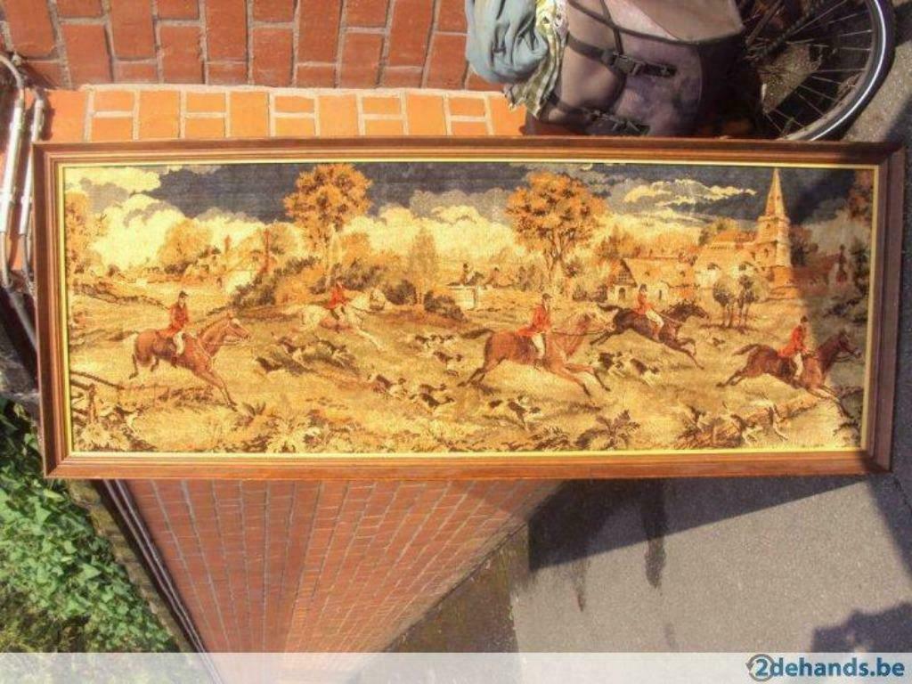 wandtapijt van de jacht, Ophalen