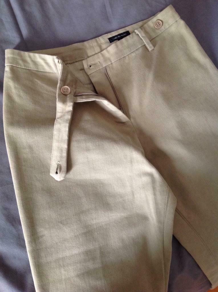 Dames broek, Kleding | Dames, Broeken en Pantalons, Ophalen of Verzenden, Zo goed als nieuw, Maat 34 (XS) of kleiner, Beige